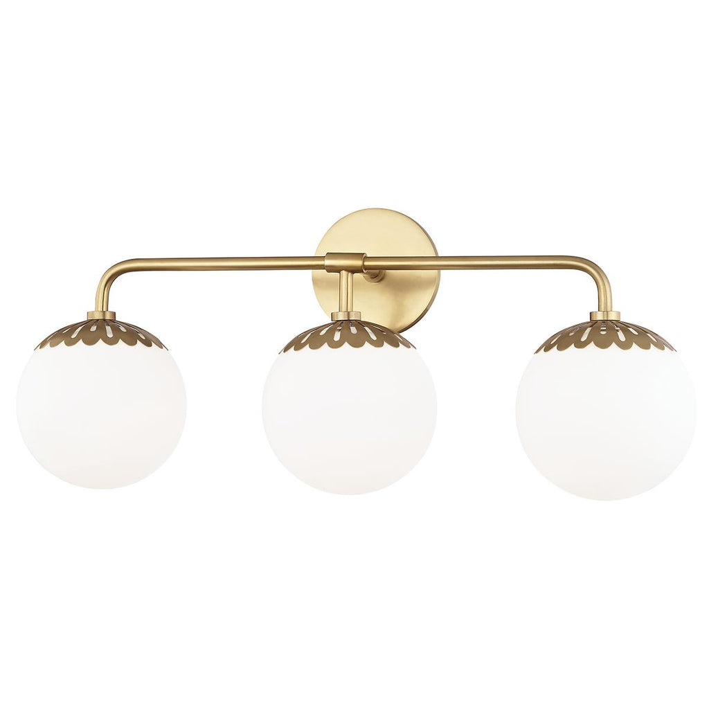 Mitzi Paige Aged Brass 23.25W x 23.25L x 10.5H Wall Sconce