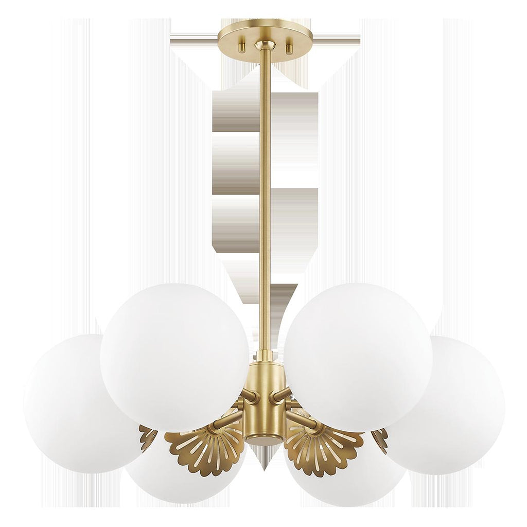 Mitzi Paige Aged Brass 26W x 26L x 8H Chandelier