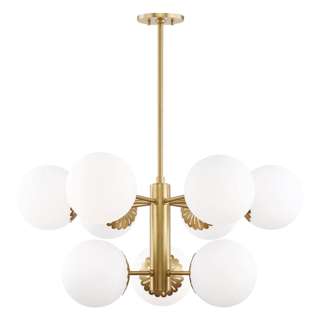 Mitzi Paige Aged Brass 33W x 33L x 14.75H Chandelier