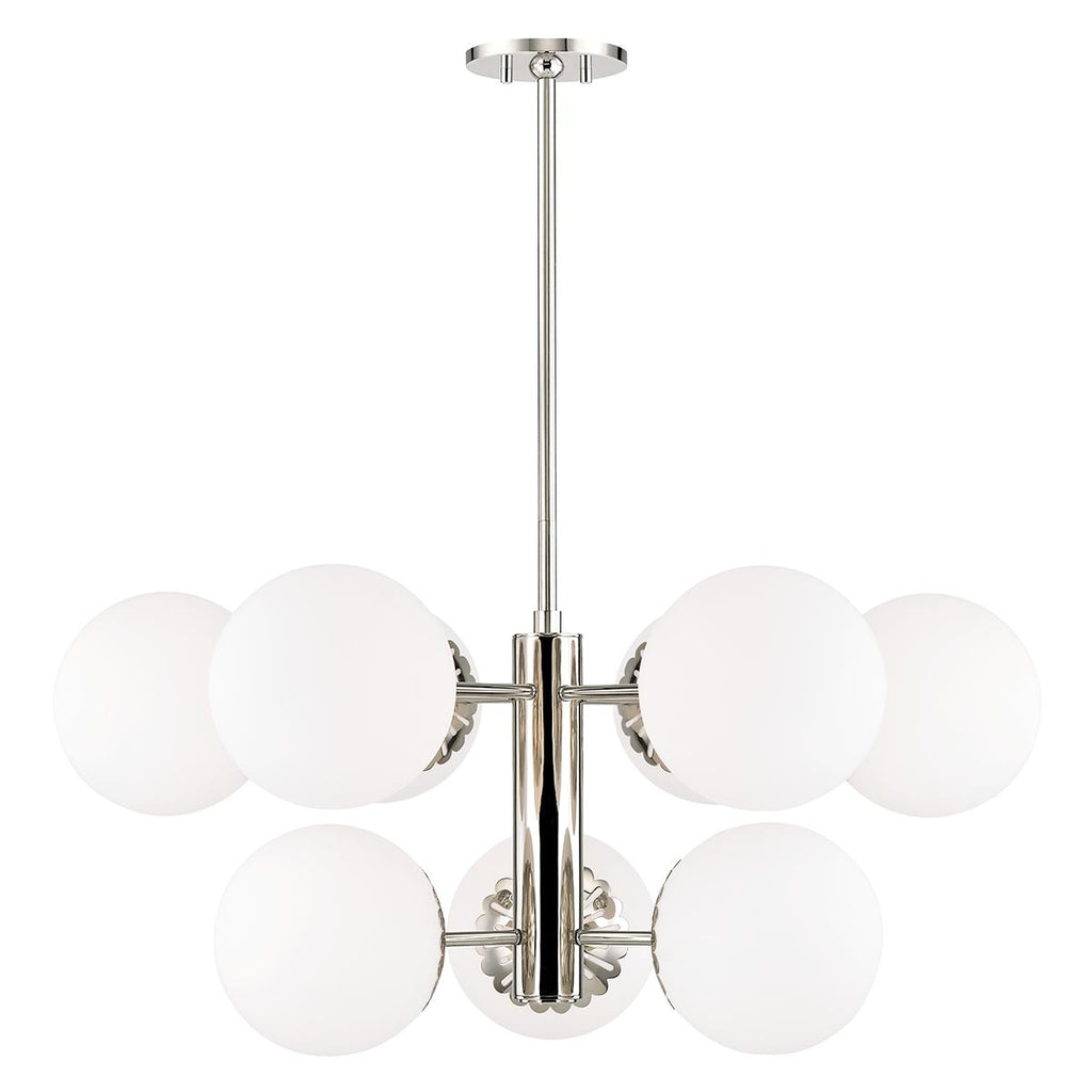 Mitzi Paige Polished Nickel 33W x 33L x 14.75H Chandelier