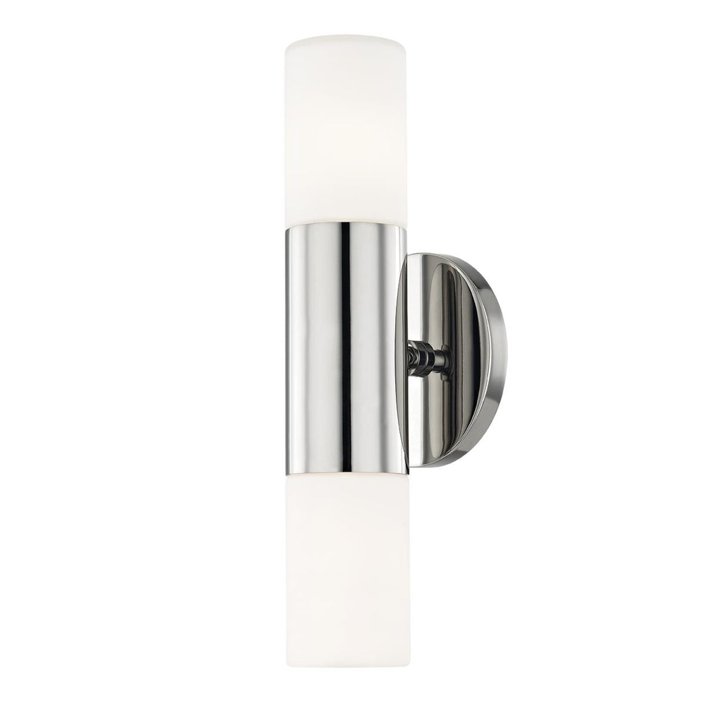 Mitzi Lola Polished Nickel 4.75W x 4.75L x 13H Wall Sconce