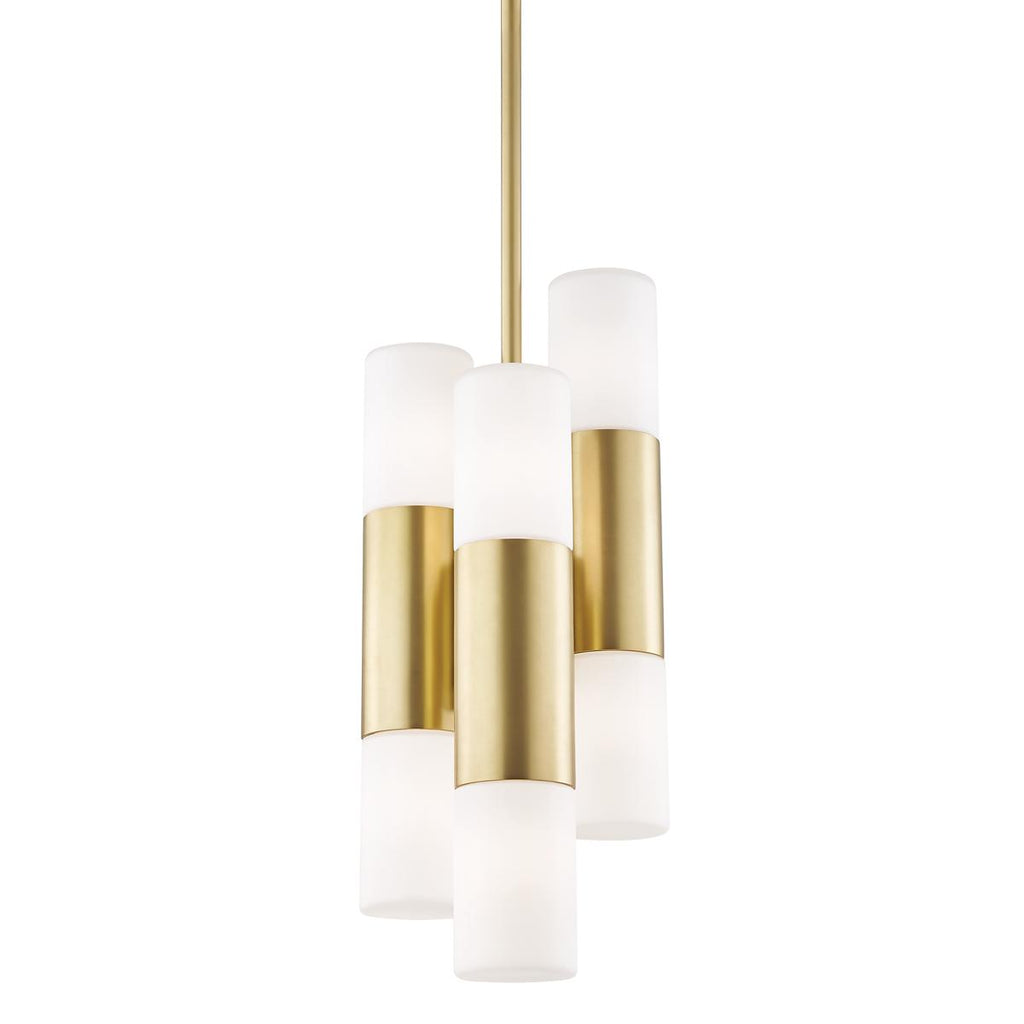 Mitzi Lola Aged Brass 7.5W x 7.5L x 17H Pendant