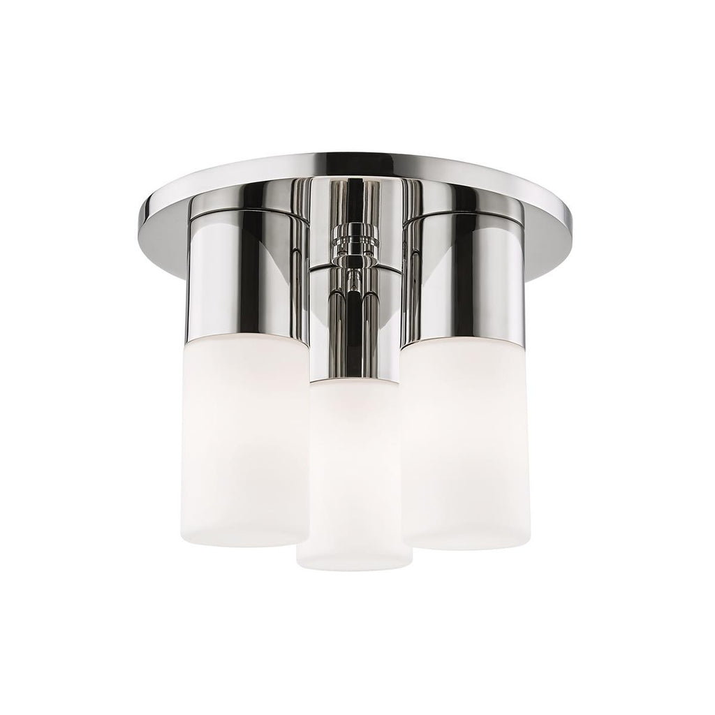 Mitzi Lola Polished Nickel 9.25W x 9.25L x 7H Flush Mount