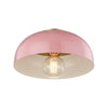 Mitzi Avery Aged Brass/Pink 11W X 11L X 7H Flush Mount