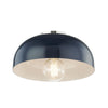 Mitzi Avery Polished Nickel/Navy 11W X 11L X 7H Flush Mount