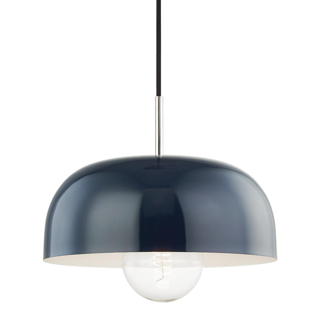 Mitzi Avery Polished Nickel/navy 14W x 14L x 13.75H Pendant