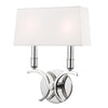 Mitzi Gwen Polished Nickel 10.25W X 10.25L X 13.75H Wall Sconce