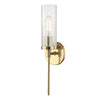 Mitzi Olivia Aged Brass 4.75W X 4.75L X 17.5H Wall Sconce