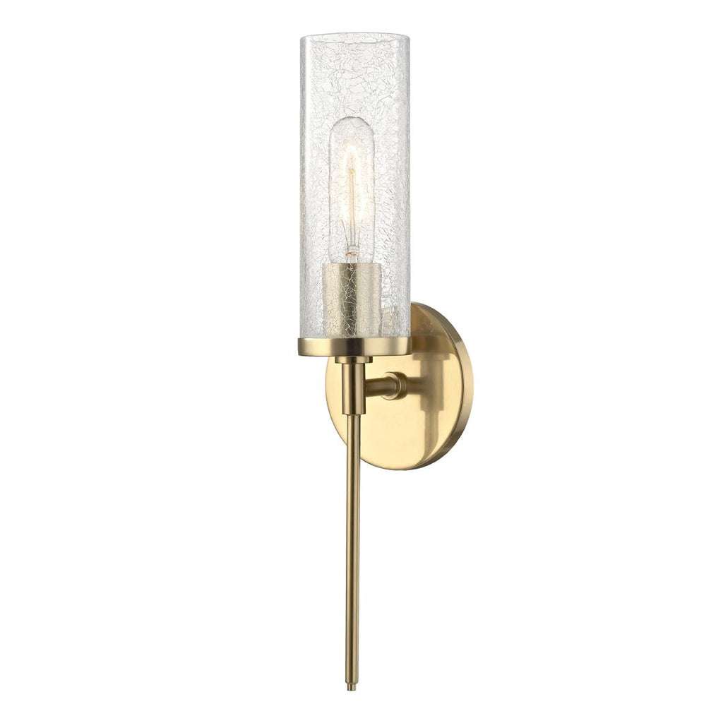 Mitzi Olivia Aged Brass 4.75W x 4.75L x 17.5H Wall Sconce