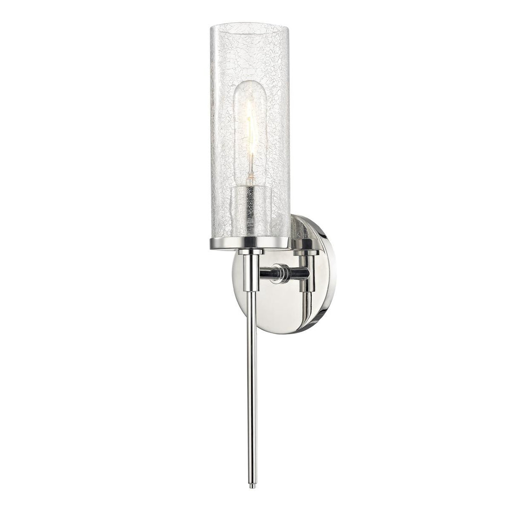 Mitzi Olivia Polished Nickel 4.75W x 4.75L x 17.5H Wall Sconce