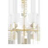 Mitzi Olivia Aged Brass 24W X 24L X 24.5H Chandelier