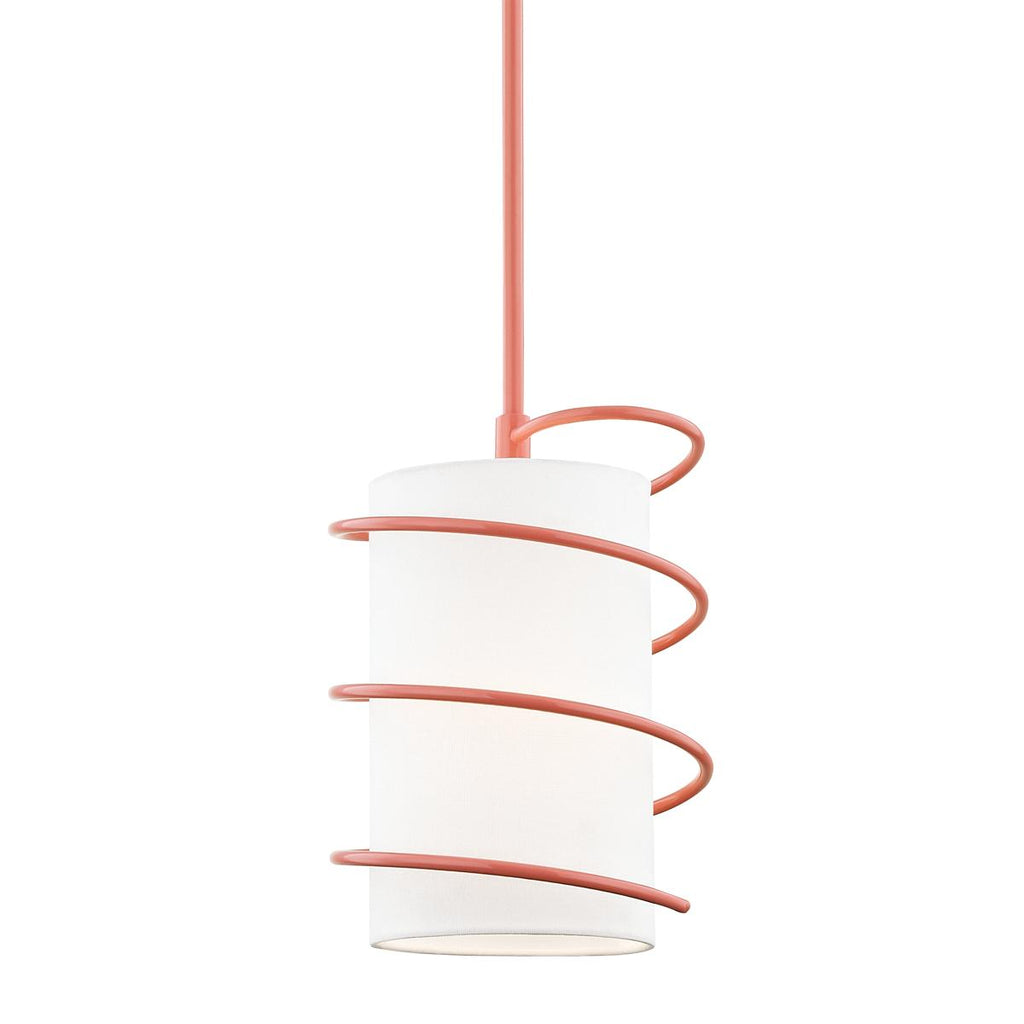 Mitzi Carly Pink 8.25W x 8.25L x 13H Pendant