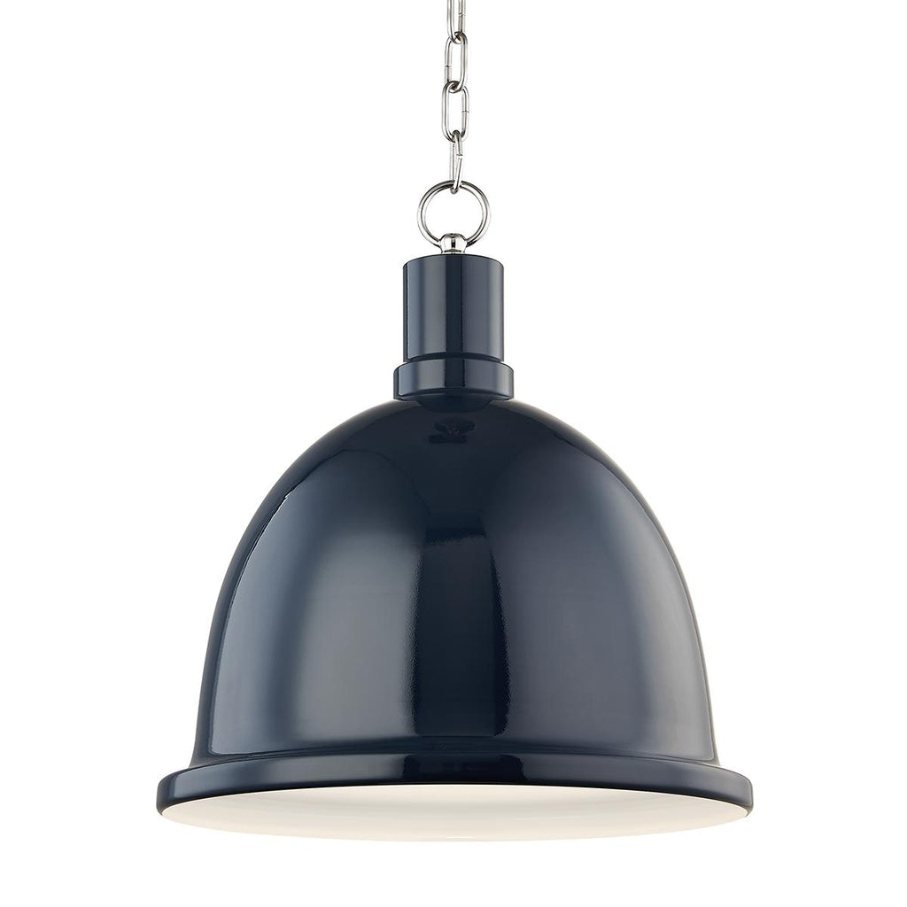 Mitzi Blair Polished Nickel/navy 16W x 16L x 18.25H Pendant