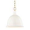 Mitzi Blair Aged Brass/Cream 11W X 11L X 12.5H Pendant