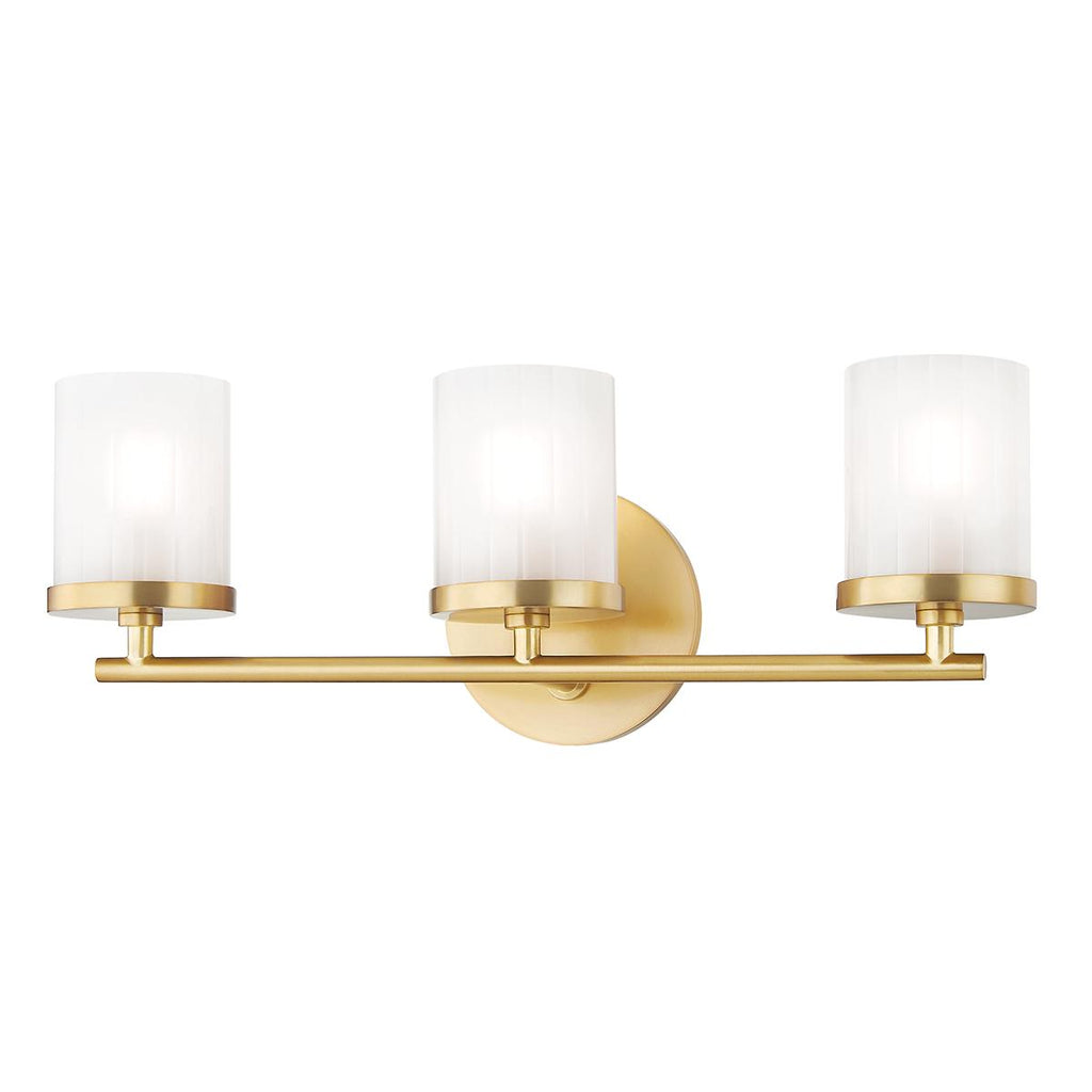 Mitzi Ryan Aged Brass 17.5W x 17.5L x 6.25H Wall Sconce