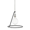 Mitzi Dana Polished Nickel/Black 11.75W X 11.75L X 12H Pendant