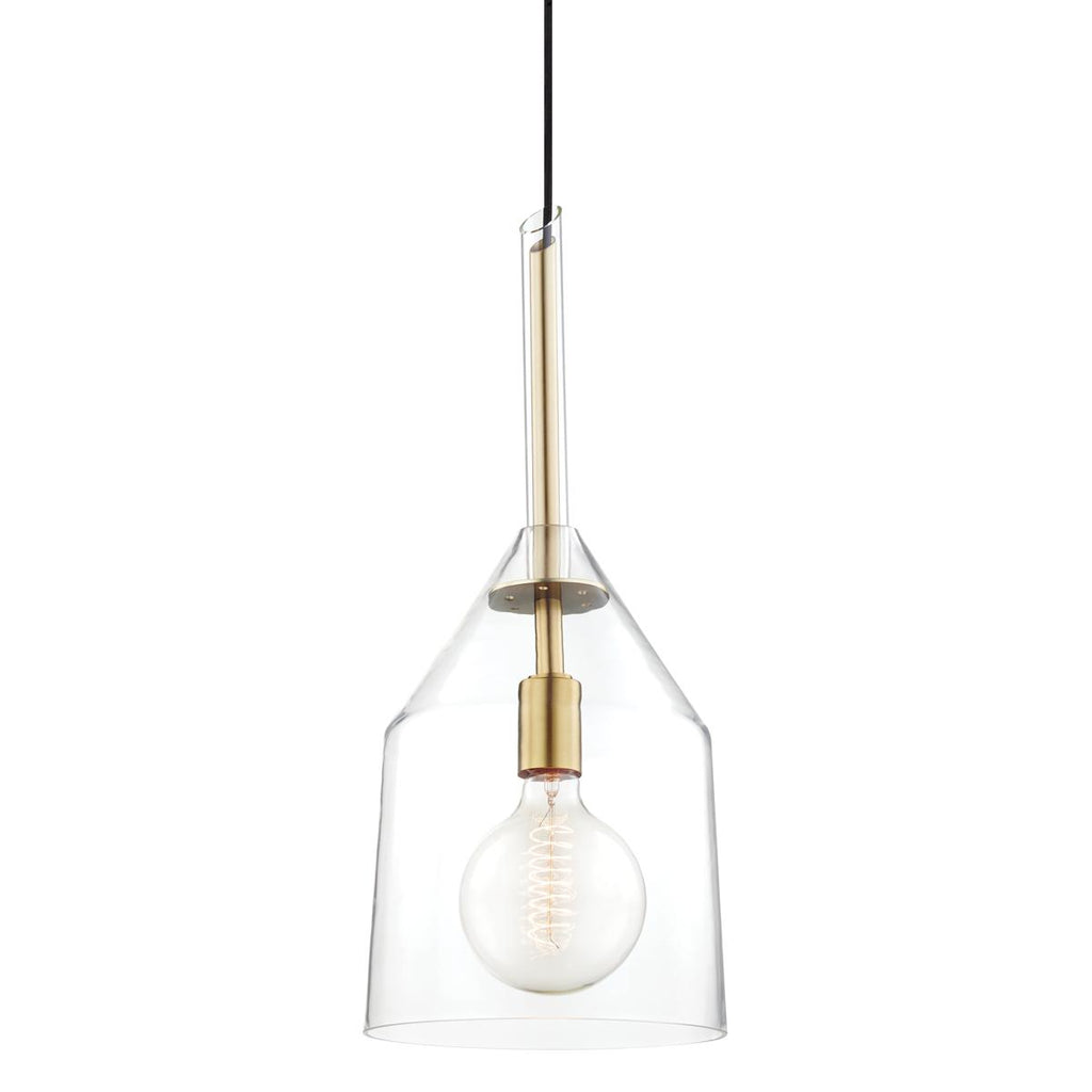 Mitzi Sloan Aged Brass 9.5W x 9.5L x 23H Pendant