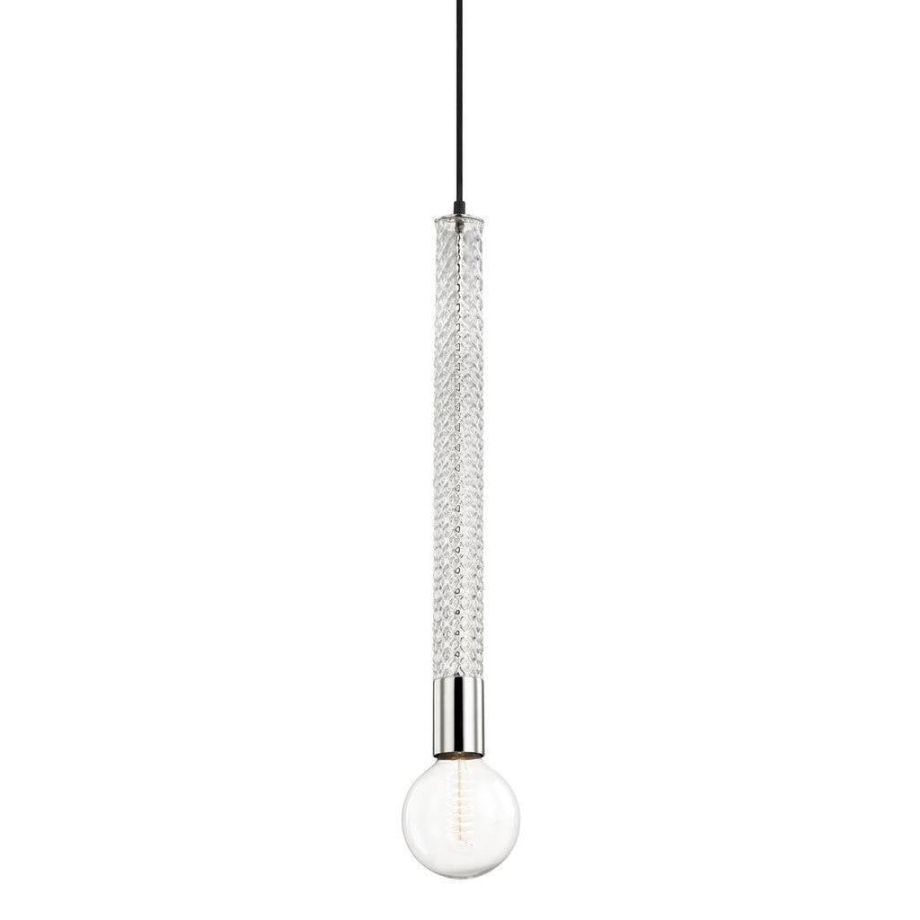 Mitzi Pippin Polished Nickel 4.75W x 4.75L x 24H Pendant