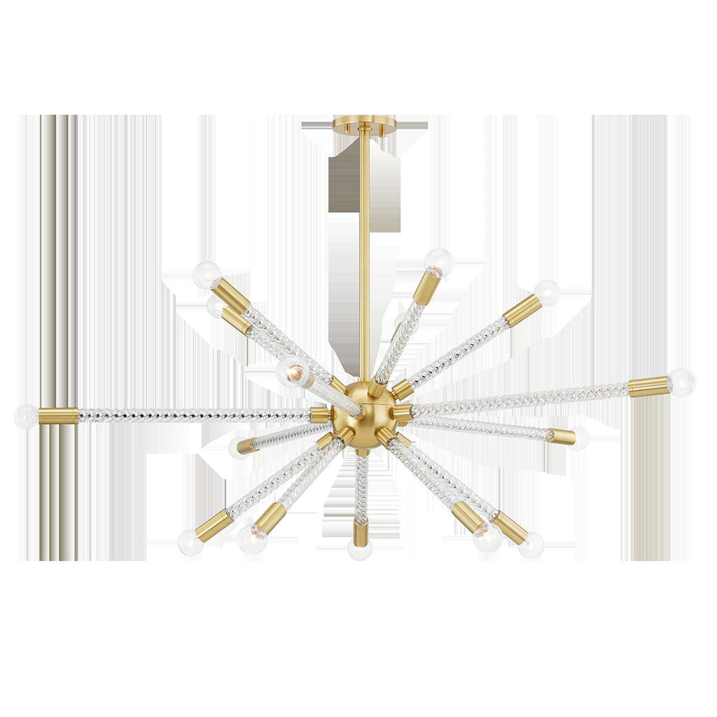 Mitzi Pippin Aged Brass 48W x 48L x 17.25H Chandelier