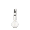 Mitzi Angela Polished Nickel 4.75W X 4.75L X 8.5H Pendant