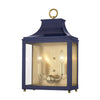 Mitzi Leigh Aged Brass/Navy 11.25W X 11.25L X 18.75H Wall Sconce