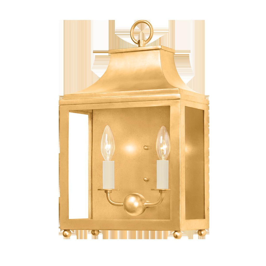 Mitzi Leigh Vintage Gold Leaf 11.25W x 22L x 18.75H Wall Sconce