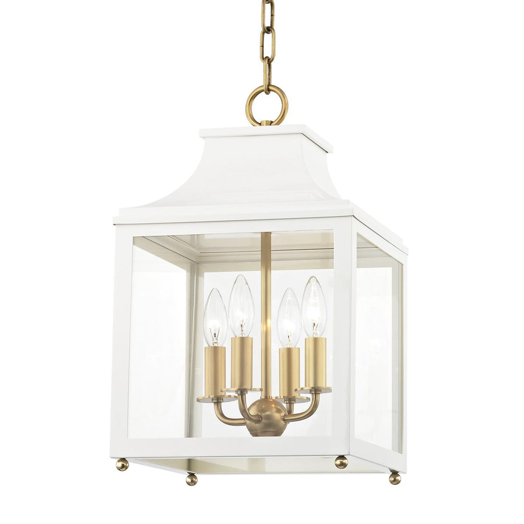 Mitzi Leigh Aged Brass/soft Off White 11.25W x 11.25L x 18.75H Pendant