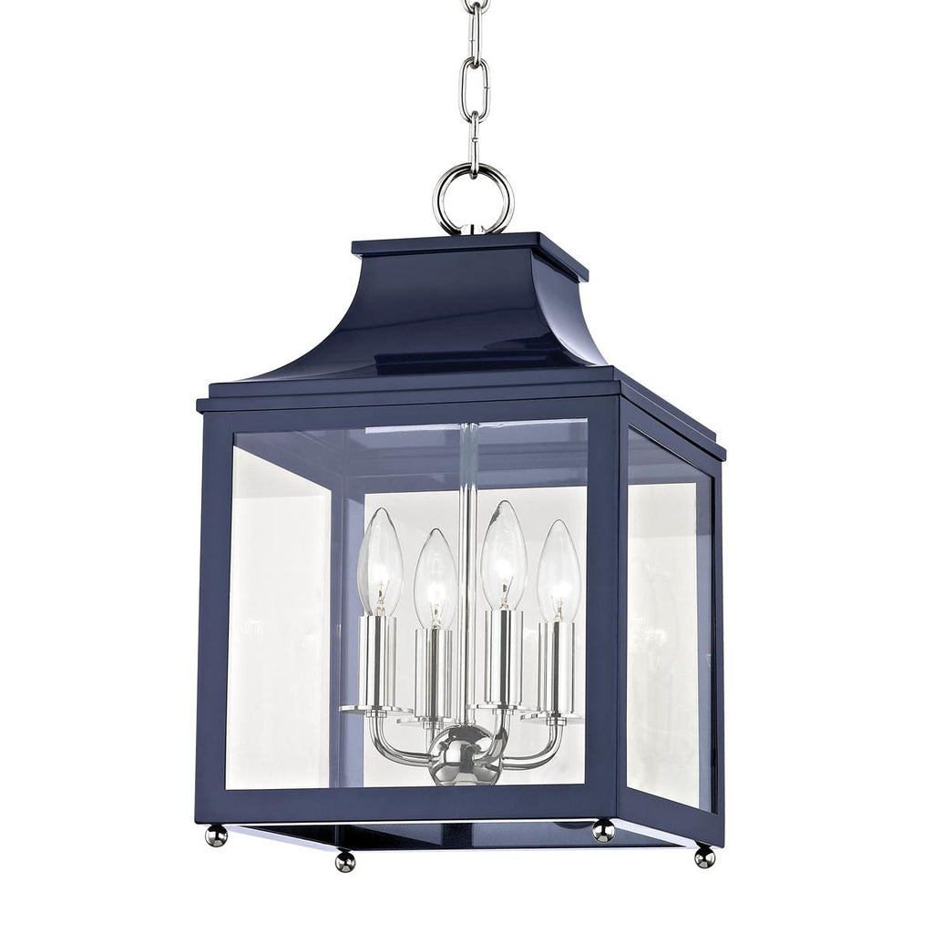 Mitzi Leigh Polished Nickel/navy 11.25W x 11.25L x 18.75H Pendant