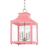 Mitzi Leigh Polished Nickel/Pink 11.25W X 11.25L X 18.75H Pendant