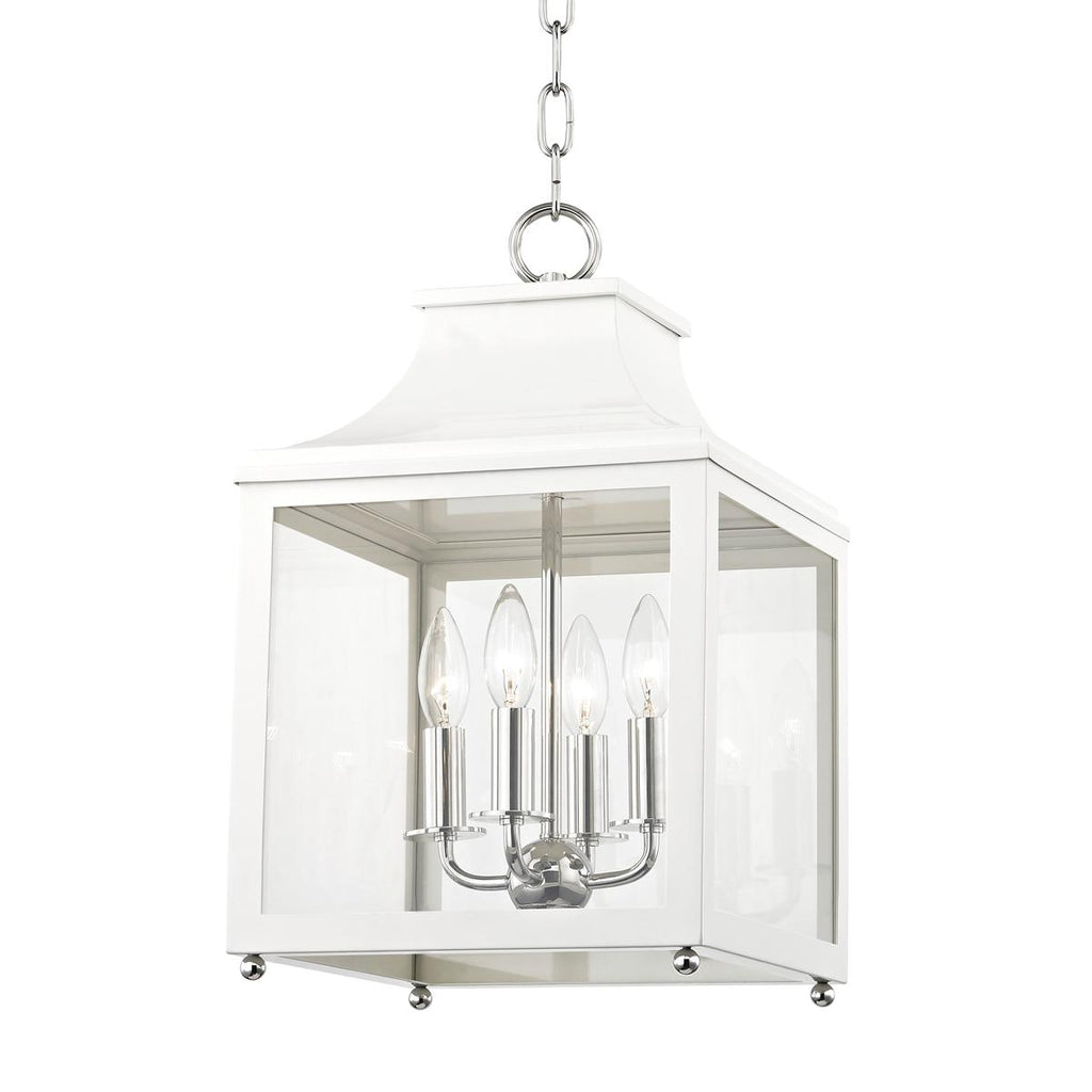 Mitzi Leigh Polished Nickel/white 11.25W x 11.25L x 18.75H Pendant