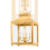 Mitzi Leigh Vintage Gold Leaf 11.25W X 7.25L X 18.75H Pendant