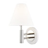 Mitzi Robbie Polished Nickel/White 7.5W X 7.5L X 12H Wall Sconce