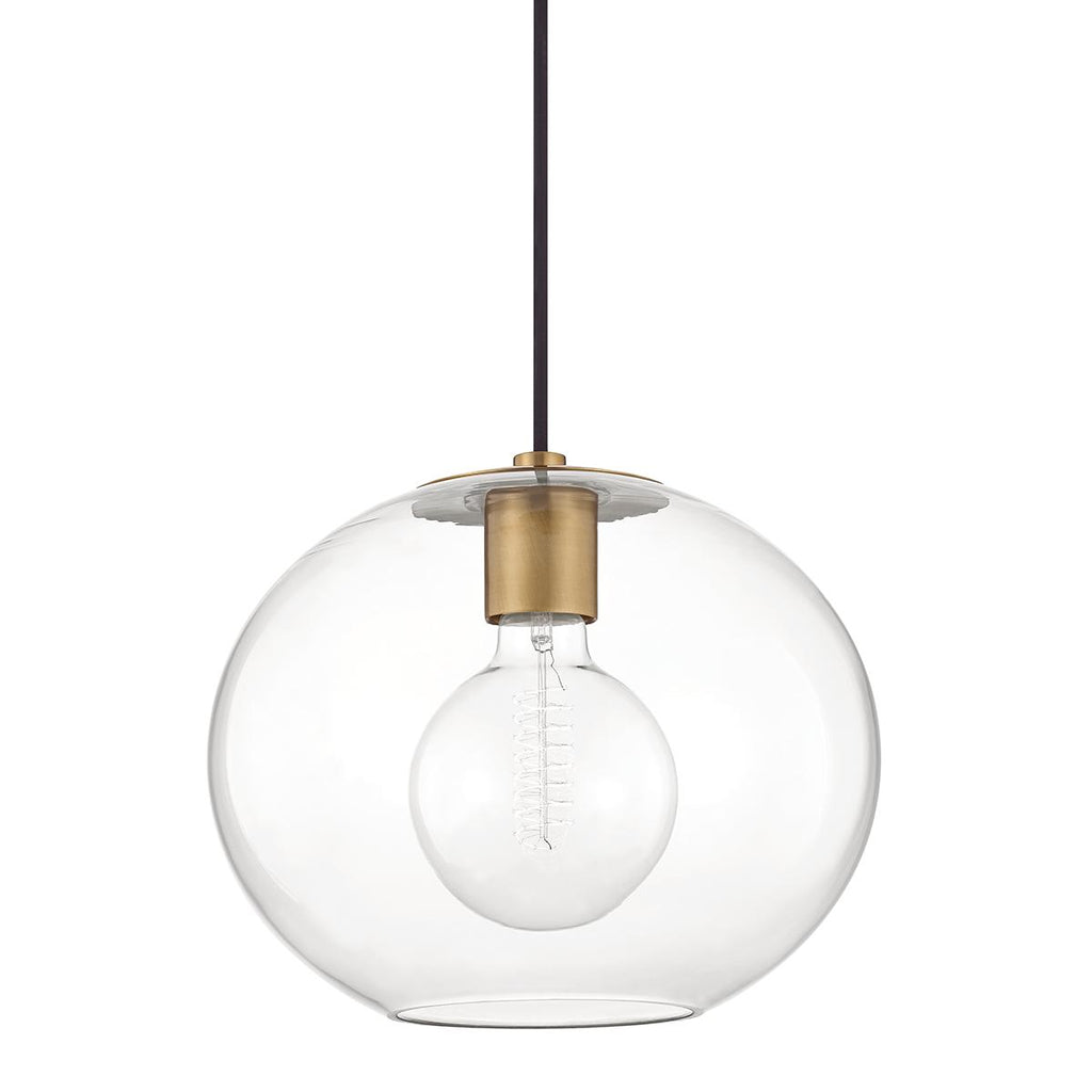 Mitzi Margot Aged Brass 12.25W x 7L x 10.5H Pendant