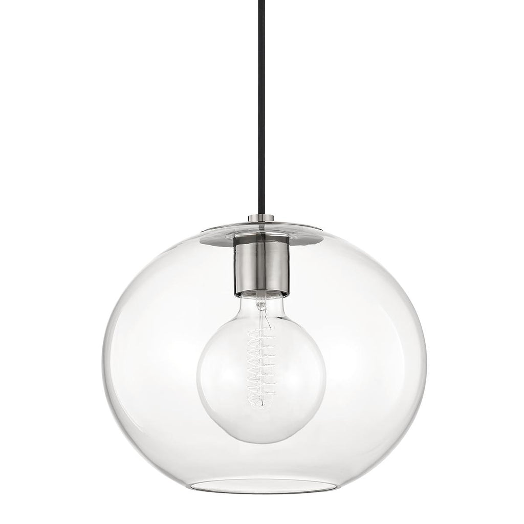 Mitzi Margot Polished Nickel 12.25W x 18.25L x 10.5H Pendant