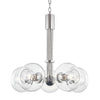 Mitzi Margot Polished Nickel 25W X 28L X 25H Chandelier