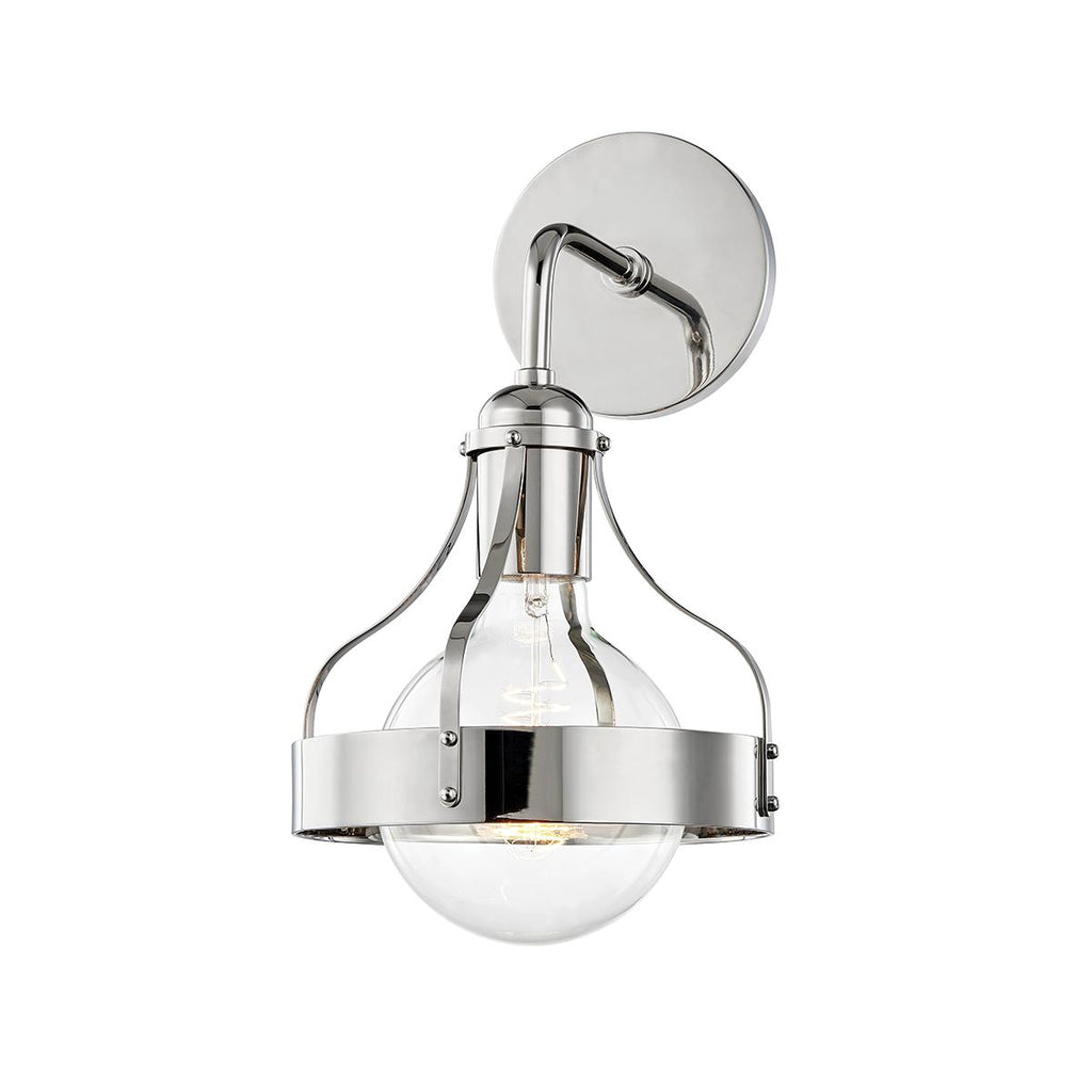 Mitzi Violet Polished Nickel 7.5W x 36L x 13.5H Wall Sconce