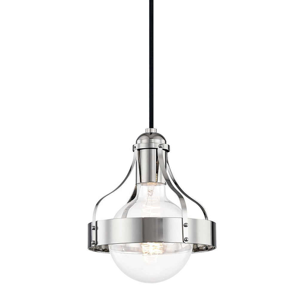 Mitzi Violet Polished Nickel 7.5W x 7.75L x 8.75H Pendant