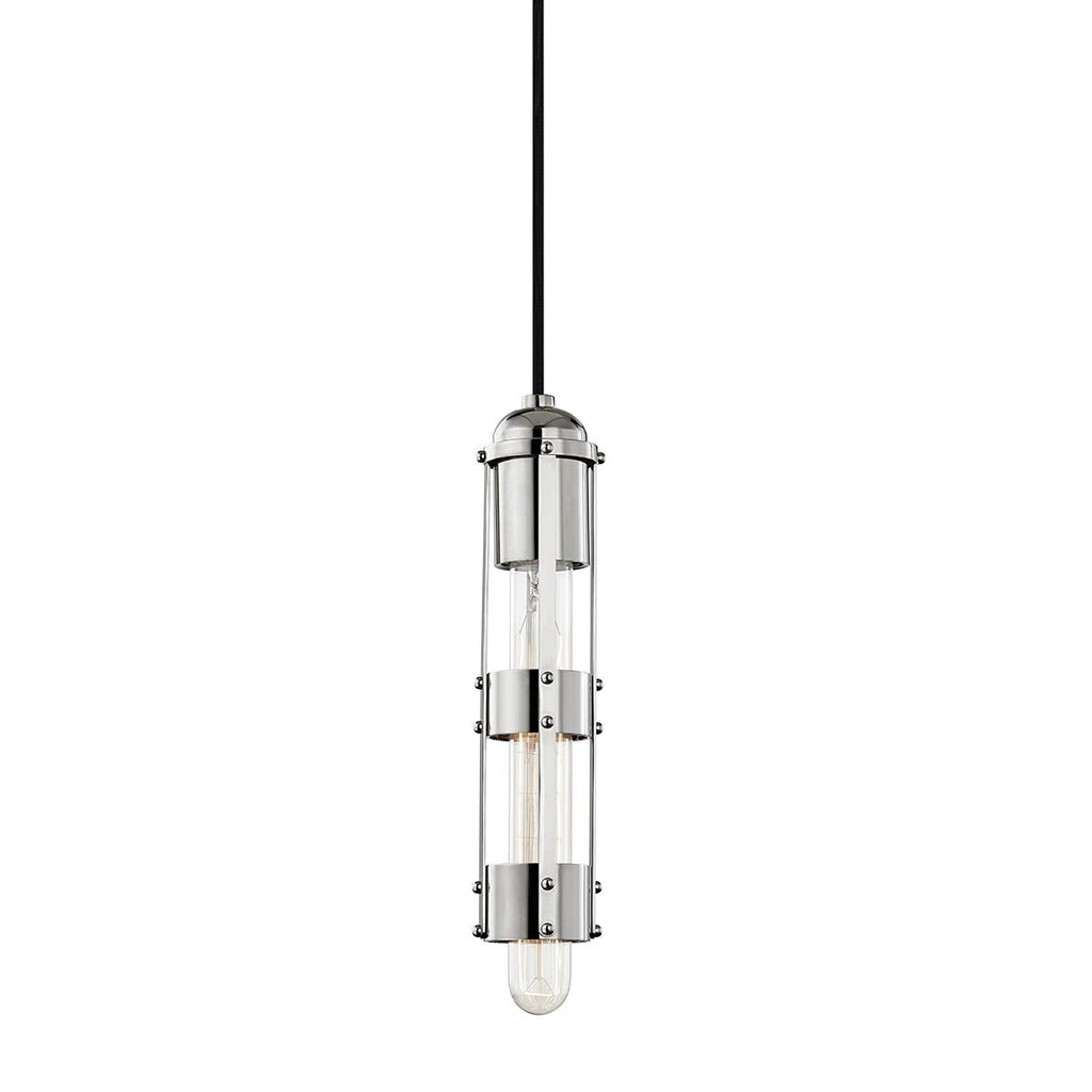 Mitzi Violet Polished Nickel 2.25W x 8.75L x 11.5H Pendant