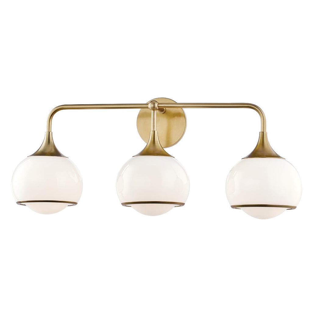 Mitzi Reese Aged Brass 26.75W x 5.5L x 11.25H Wall Sconce