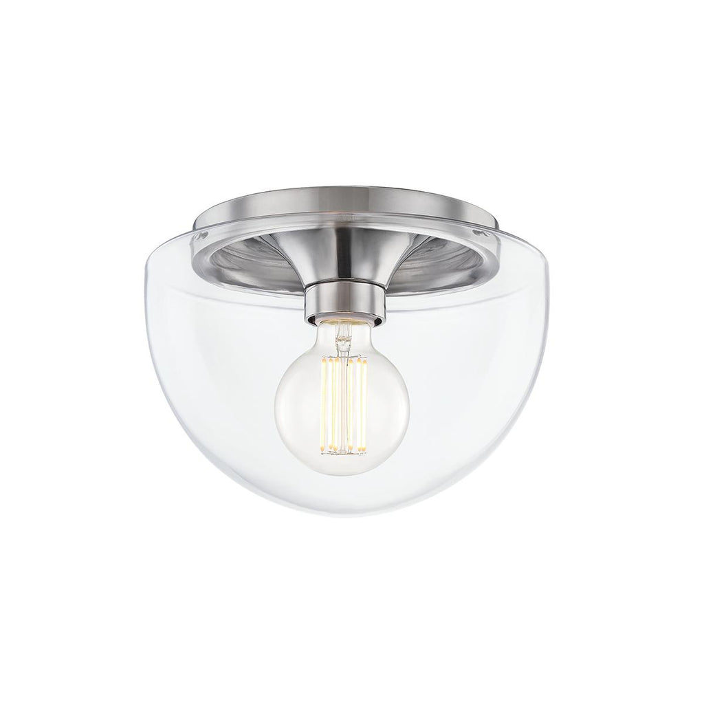 Mitzi Grace Polished Nickel 10W x 4.75L x 7H Flush Mount