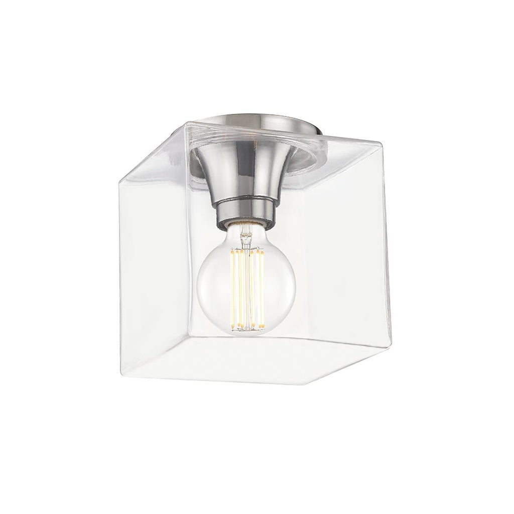 Mitzi Grace Polished Nickel 7.25W x 5L x 8.25H Flush Mount