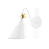 Mitzi Lupe Aged Brass/Soft White 6.25W X 12L X 12H Wall Sconce