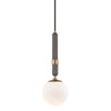 Mitzi Brielle Aged Brass 7W X 14.5L X 20H Pendant