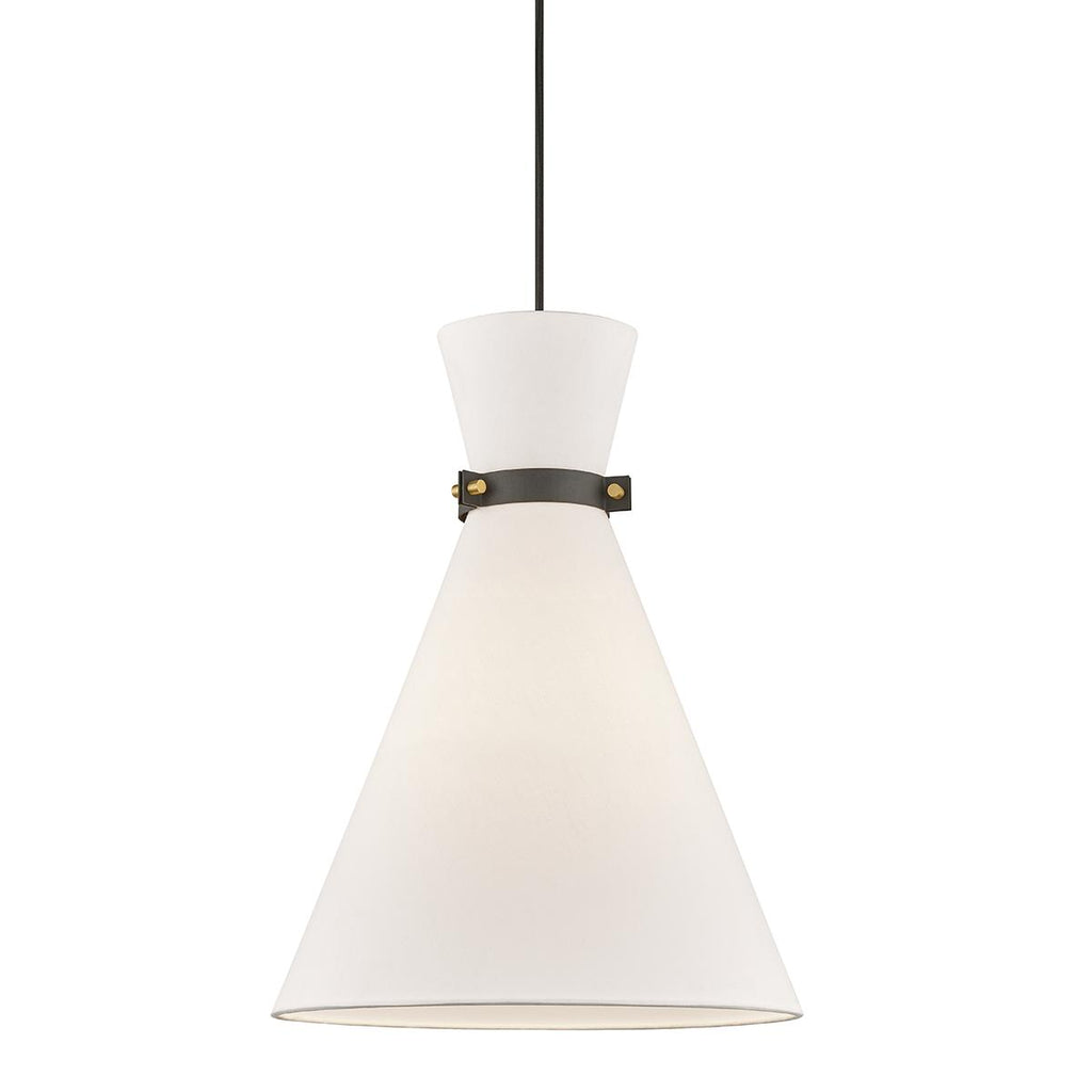 Mitzi Julia Aged Brass/black 15.25W x 6.25L x 20.25H Pendant