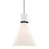 Mitzi Julia Polished Nickel/Black 15.25W X 5.5L X 20.25H Pendant