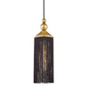 Mitzi Scarlett Gold Leaf/Black 5W X 8.5L X 16.75H Pendant