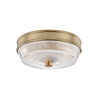 Mitzi Lacey Aged Brass 10.25W X 4.75L X 4.25H Flush Mount