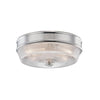 Mitzi Lacey Polished Nickel 10.25W X 4.75L X 4.25H Flush Mount