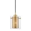 Mitzi Elanor Aged Brass 5.5W X 29.75L X 8.75H Pendant