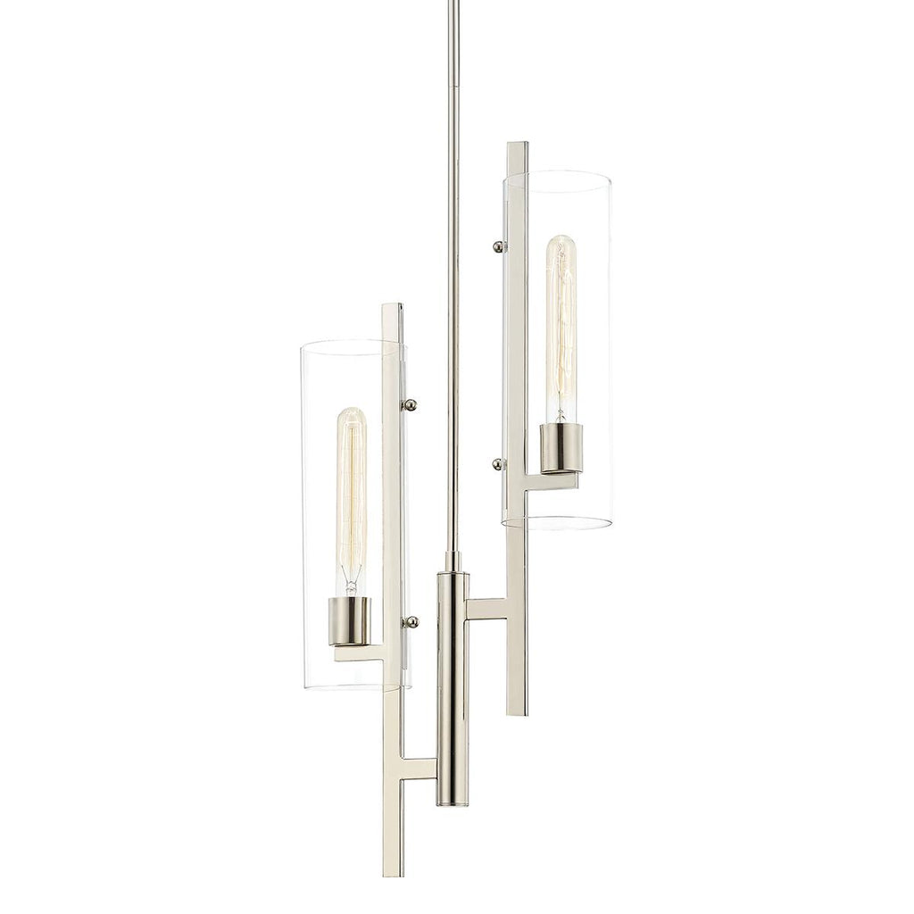 Mitzi Ariel Polished Nickel 11.75W x 22L x 28H Pendant